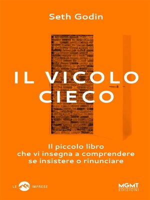 cover image of Il vicolo cieco